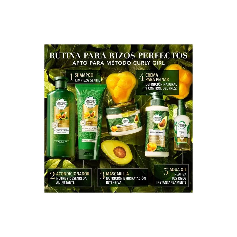 Acondicionador sin sal Herbal Essences Nutre e Hidrata 250 ml