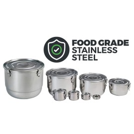 CVault Humidity Control Airtight Stash Container by    - Size: Large (2-8g Boveda Packs Included) 