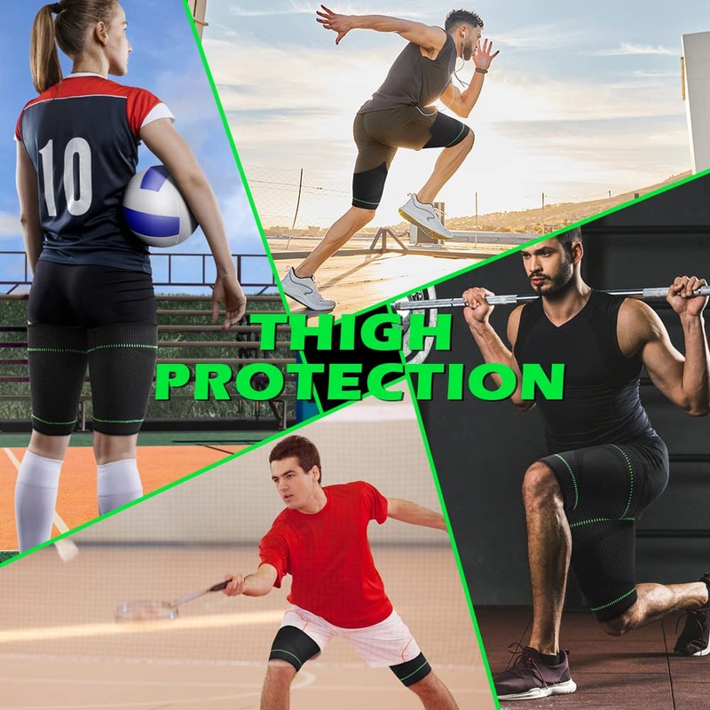 beister Thigh Brace Thigh Compression Stabiliser Non-Slip Thigh Compression Bandage