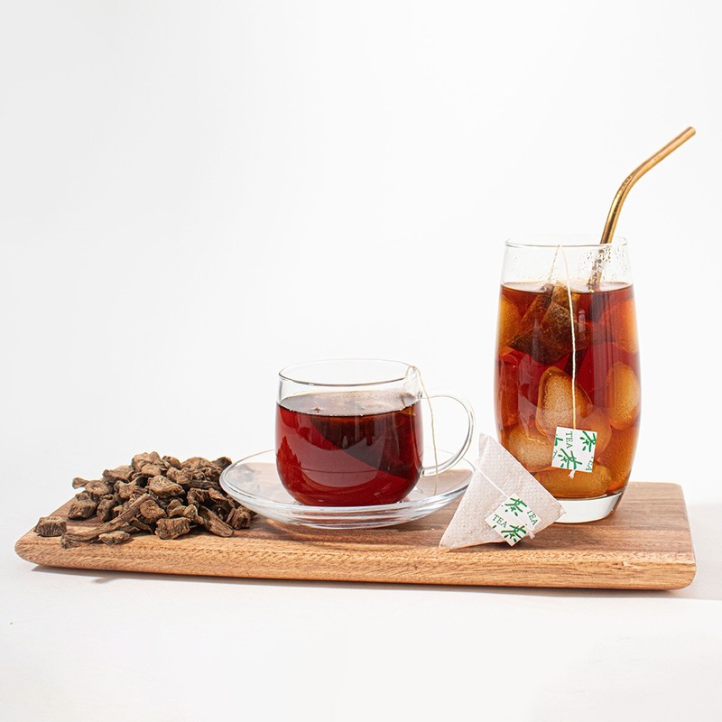 Roasted burdock tea bags, 50 pieces, biodegradable tea bags (PLA)