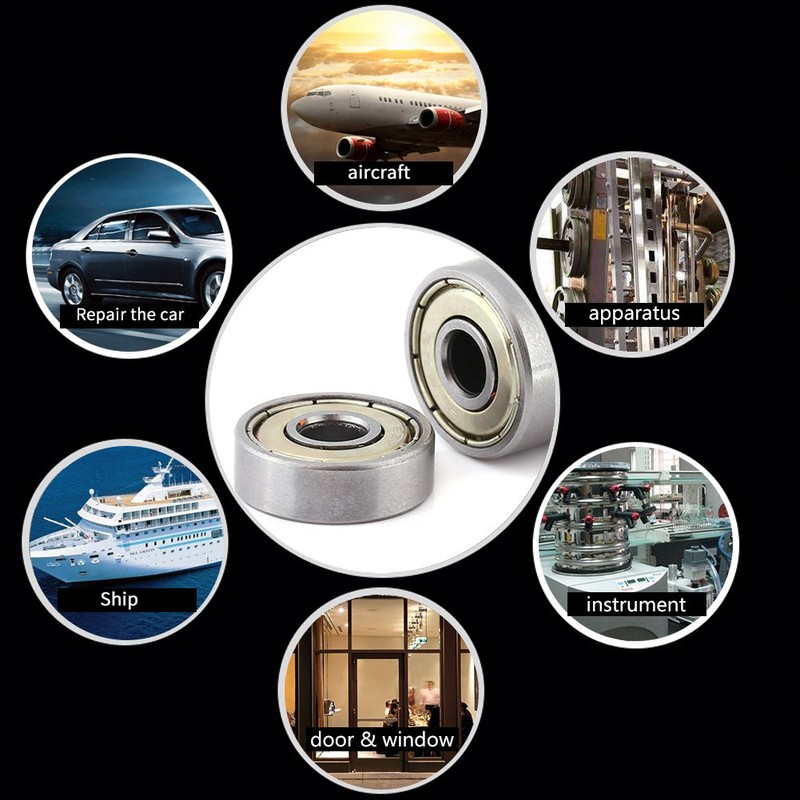 Fasizi 626ZZ Double Deep Groove Ball Bearings 6mm x 19mm