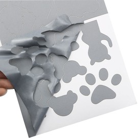 PZRT 2pcs Self-Adhesive Repair Patch Down Jacket Hole Repair No Ironing Stickers for Coat Cloth DIY, Grey