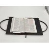 Handmade Distressed Leather Bible Book Cover Sleeve Pockets Handle Custom