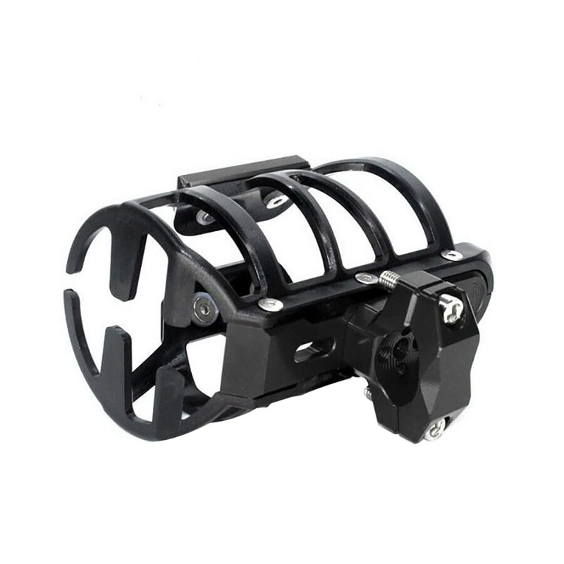Riloer Motorcycle Accessories Motorcycle Drink Holder, CNC Water Bottle Drink
