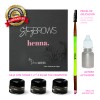 Kit Henna Cejas Hd 140 Aplicaciones Sombreado Stay Hd Brows