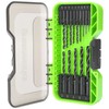 Greenworks 14 Pcs Black Oxide Drilling Bit Set,135 Degree Split