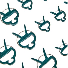 Dehner Pflanzenhalter-Set, klein und groß, je 10 Stück