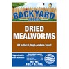 Backyard Seeds Dried Mealworms for Birds, Chickens (6 Ounces)