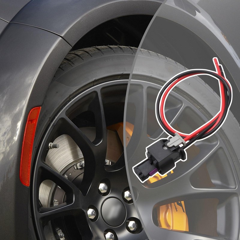 GYUPTRK Side Marker Pigtail Connector Harness Fit for Dodge Charger