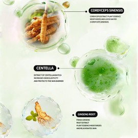 BLUE LOVE Cordyceps Energy Lotion, Hydrating Anti-Aging Lotion for Women & Men, Lightweight Daily Face Cream for All Skin Types, Nourishing Skincare