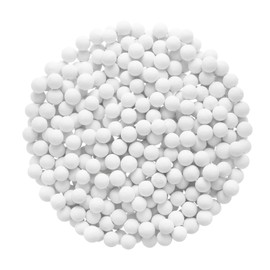 uxcell 3 Packs Replacement Shower Head Bead 5-6mm Shower Filter Beads Replacement Mineral Stone Bead for Water Softener Filtration Shower Head, White