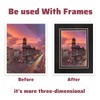 8x10 Black Picture Mats with Core Bevel Cut Frame Mattes