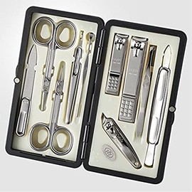 World No. 1. Three Seven (777) Travel Manicure Grooming Kit Nail Clipper Set (10 PCs, TS-2100BC), MADE IN KOREA, SINCE 1975.