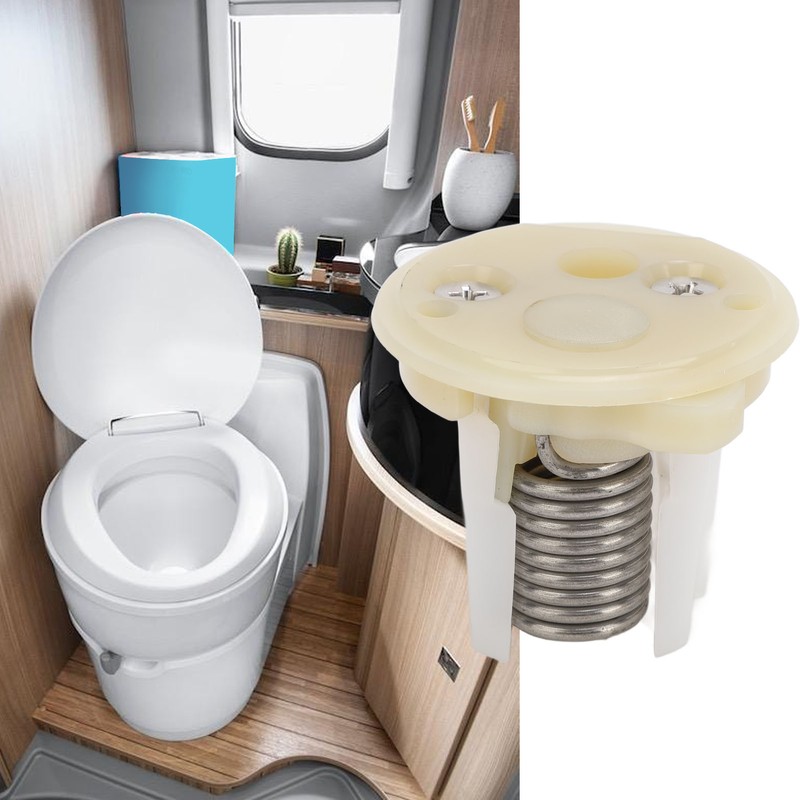 RV Toilet Spring Cartridge Kit ABS Plastic Long Lasting Use