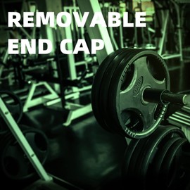 Rexhubro Olympic Adapter Sleeve 8"(2 PCS),Converts 1" Standard Weight Plate Posts to 2" Olympic Weight Plate Posts,Heavy Duty Nylon and Removable end Cap (8 inch)