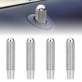 4 Pcs Door Lock Pin Button Cover Accessories for Model W205 W166 W213 C GLE GLC