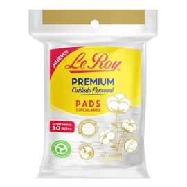 Le Roy Pads Circulares 100% 50 Piezas