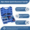 Bicos Master Quick Disconnect Tool Kit with Fuel and AC