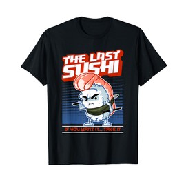 Sushi regalo design giapponese sashimi anime Il Maglietta