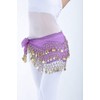 REINDEAR Vogue Style Chiffon Dangling Gold Coins Belly Dance Hip