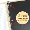 SUNEE Spiral Notebook, 1-Subject, College Ruled Paper, 8" x 10-1/2",