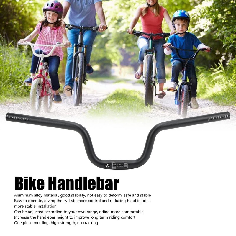 Bicycle Handlebar, Aluminum Alloy Riser Handlebar, Bike Swallow Handlebar for