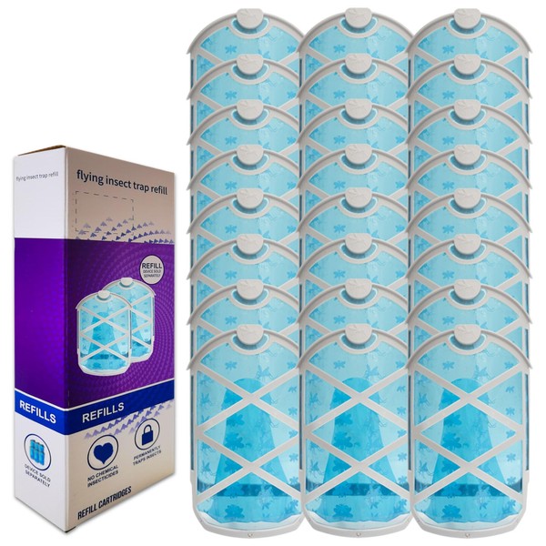 Konideke 24 Pack Refill Cartridge Replacement Compatible with Zevo Plug-in