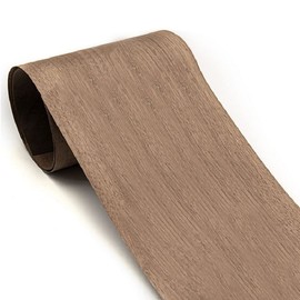 Natural Black Walnut Wood Veneer Sheets - DIY Material for Speaker Renovation - Unfinished Wooden Sticker - Handmade Dark Style - 6 x 98 Inch