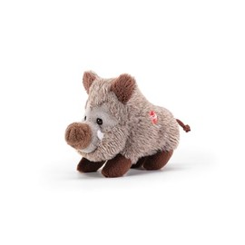 Trudi 51345 Sweet Collection Wild Boar Mini Plush, Grey, XXS