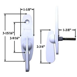 Andersen¨ Tribeca Style - Gliding Door Thumb Latch in White Color