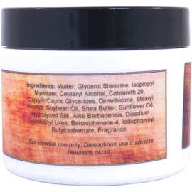 Cafe Latte Satin and Silk Cream, Body Cream, Body Lotion, 4 oz