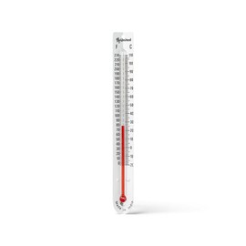 United Scientific™ V-Shaped, Dual-Scale, Mercury-Free Thermometers for Indoor Science Use (Pack of 10)