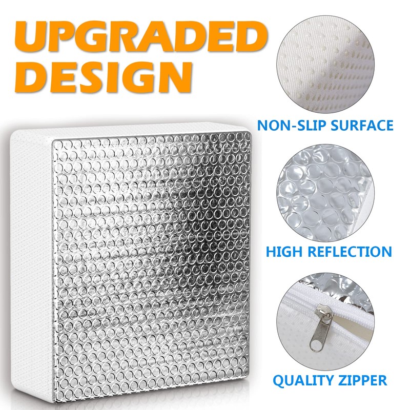 SIKADEER RV Vent Insulator 22"x14"x3", Universal Skylight Cover With Reflective