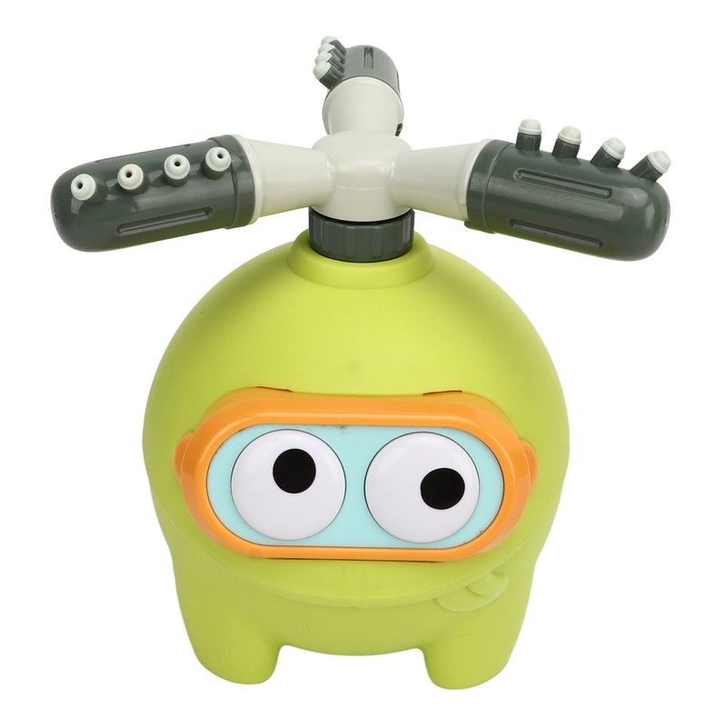 Kids Water Spray Sprinkler Rotatable Cute Frog Shape Outdoor Water