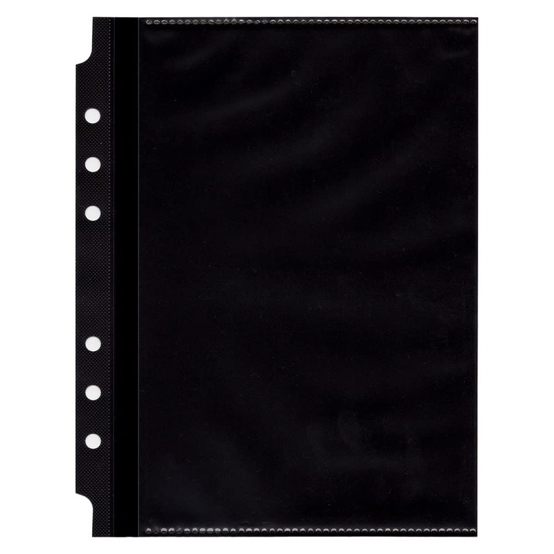 Nakabayashi cotto A-COPYR-201 Black Mat Photo Album Refill Mount 6