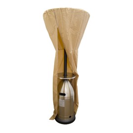 Hiland PRM-T HVD-CVR-ECON Heavy Duty Tall Patio Heater Cover, 87", Tan