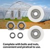 Greenhouse Door Wheels，30mm Diameter Elite Greenhouse Door Wheels Replacement Kit,greenhouse
