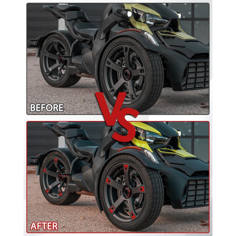 POKIAUTO Wheel Caps for Ryker 600 900 Sport All Models