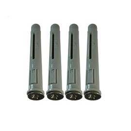 Nylon Window Frame Anchor Fixing with Screw M10 x 75 mm Pack of 10