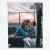 DZZ Clear Acrylic Photo Picture Frames Display Picture,Wall Mounting Clear