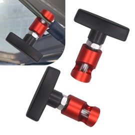WZP 2 PCS Soporte de elevación para capó de coche, abrazadera de puntal de elevación antideslizante de metal, dispositivo anti-pellizco con bloqueo portátil, universal para portón trasero y maletero