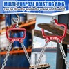 55 Gallon Drum Lift, 2200 lbs Load Capacity, Chain Drum