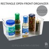 Simplify Rectangular Open Front Organizer Bin | Kitchen Cabinet &