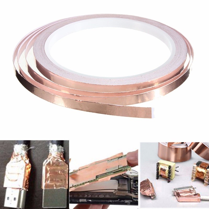 skycabin Conductive Copper Foil Tape, Double Sided Conductive 0.4 in