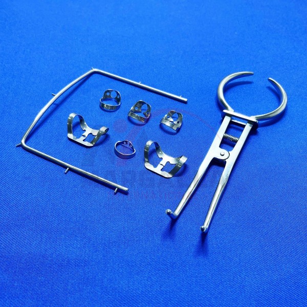 Margalla Int® Rubber Dam Kit of 10 Pieces with Frames