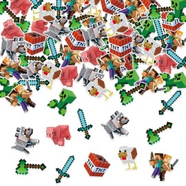 ParPix 100 Stück Pixelmotiv Konfetti