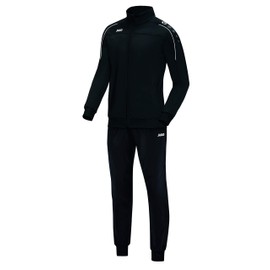 Jako Children’s Classico Polyester Tracksuit, black, 128