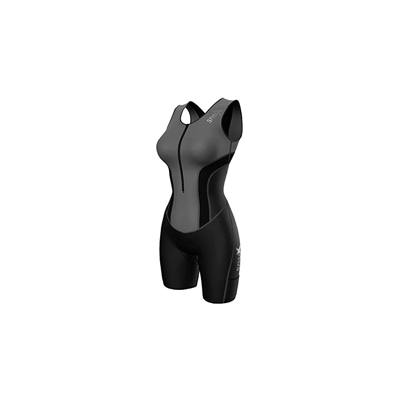 Sparx - Traje de triatlón para mujer, tri corto, carreras