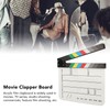 Acrylic Film Clapboard Professional Dry Erase Movie Props Clap Board