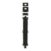 Set of 2 Iron 8 inch Surface Slide Bolt Black